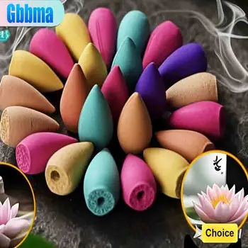 Golden Prana 46 GBBMA Mixed Reflux Incense Cones, 6 Natural Aromas