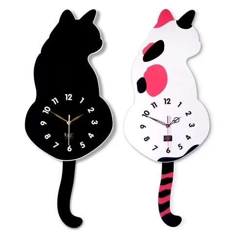 New Arrival Cartoon Cute Cat Wall Clock Mute Children Bedroom Wall Clock Creative Decoration
New Arrival Cartoon Cute Cat Wall Clock Mute Children Bedroom Wall Clock Creative Decoration