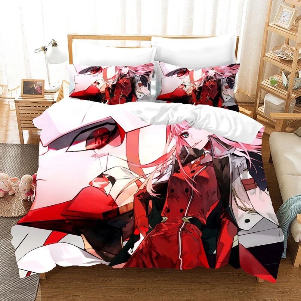 Anime Darling In The Franxx Zero Two 02 Bedding Set Boys Girls Twin Queen Size Duvet Cover Pillowcase Bed Kids Adult
Anime Darling In The Franxx Zero Two 02 Bedding Set Boys Girls Twin Queen Size Duvet Cover Pillowcase Bed Kids Adult