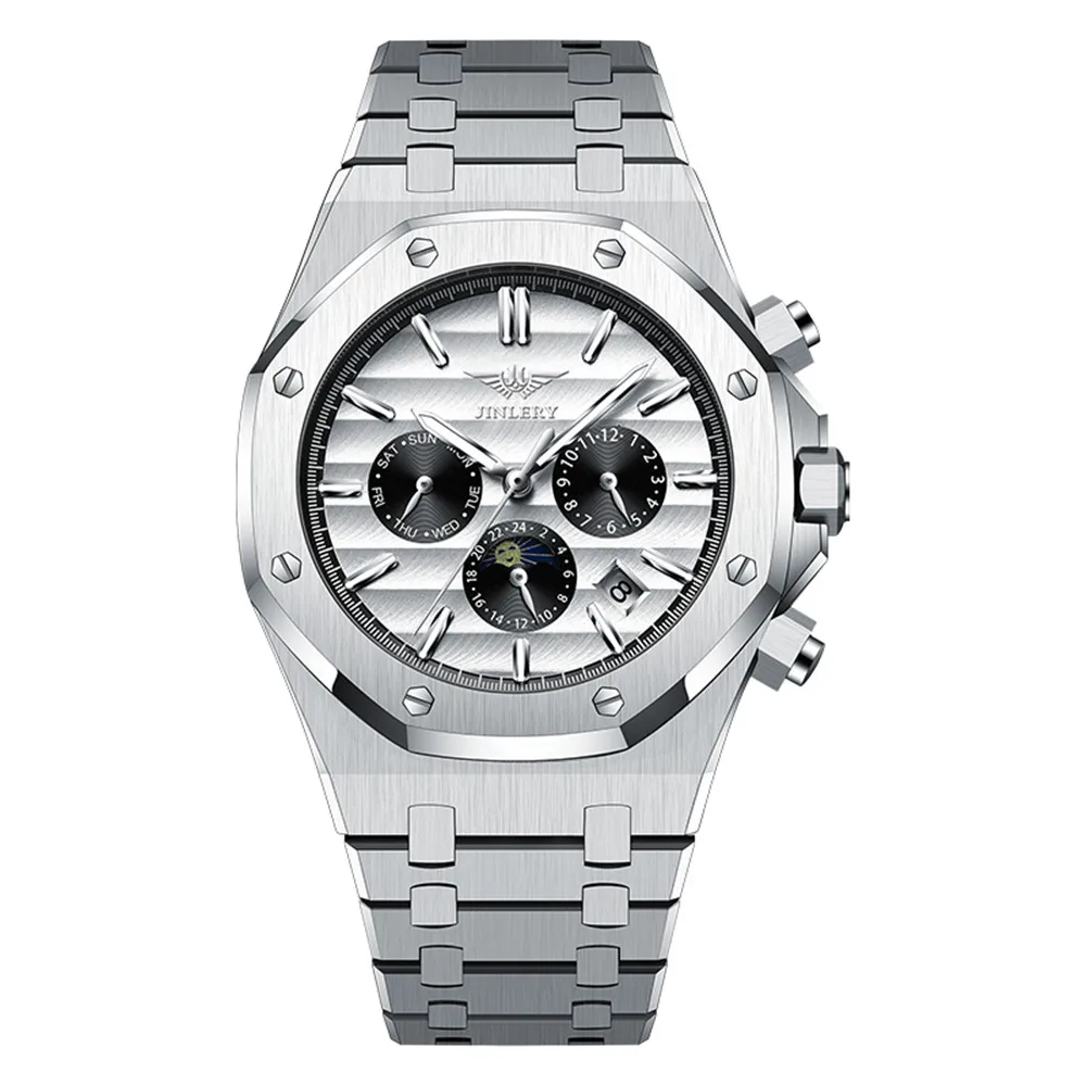 Мужские механические часы с сапфировым стеклом, нержавеющая сталь 316L
Мужские механические часы с сапфировым стеклом, нержавеющая сталь 316L