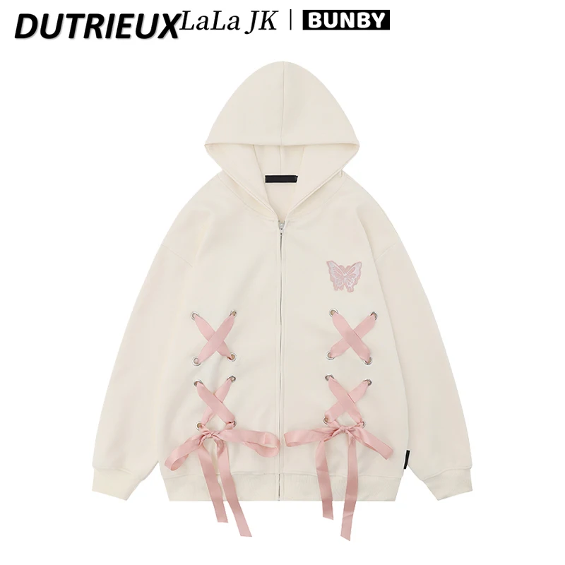 2023 New Winter Sweet and Cool Loose Sweatshirt Fashion Hooded Coat Cute Cardigan Coat Japanese Style Casual Hoodies for Women
2023 New Winter Sweet and Cool Loose Sweatshirt Fashion Hooded Coat Cute Cardigan Coat Japanese Style Casual Hoodies for Women
