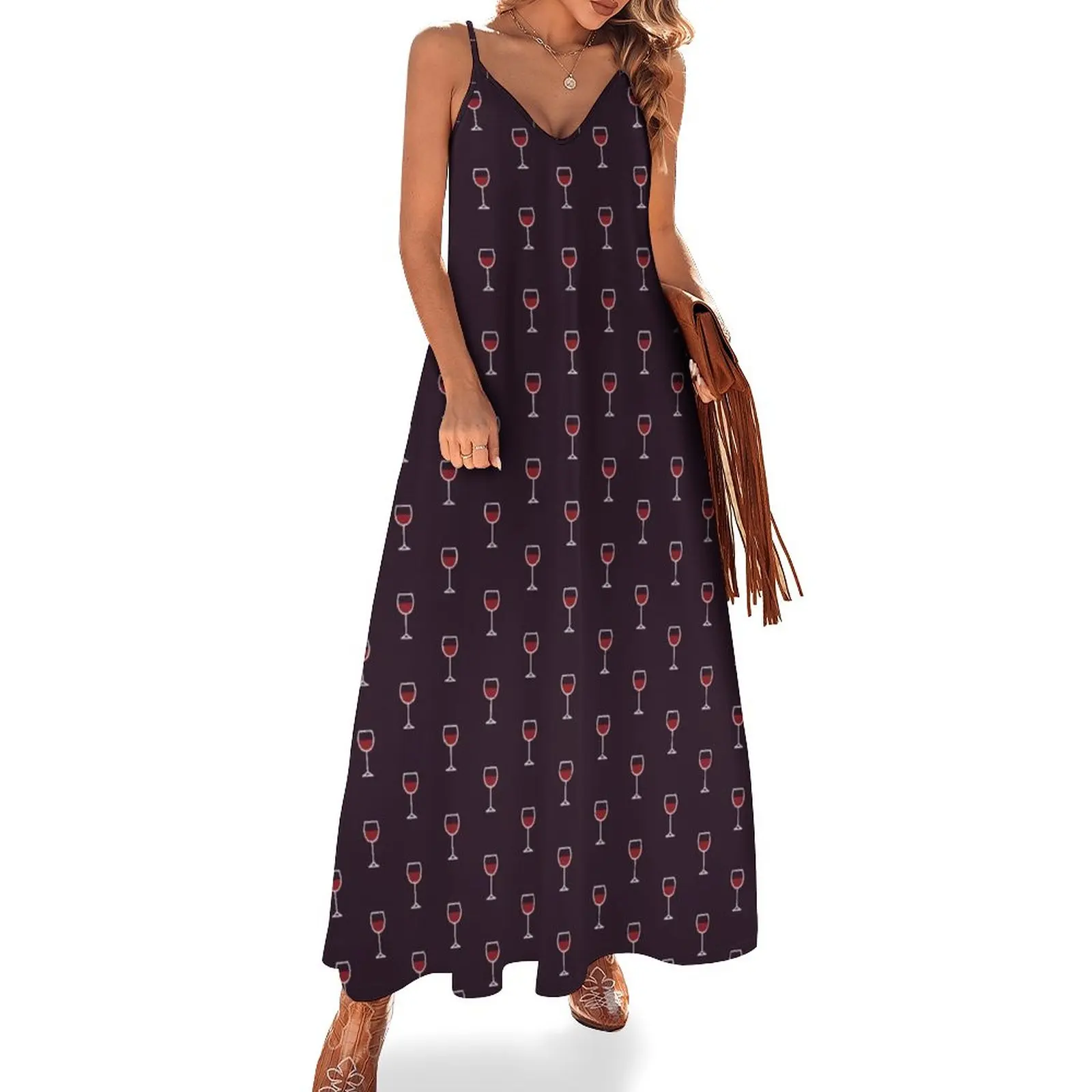 Wine - Icon Prints: Drinks Series Sleeveless Dress cocktail dresses Women's evening dress
Wine - Icon Prints: Drinks Series Sleeveless Dress cocktail dresses Women's evening dress