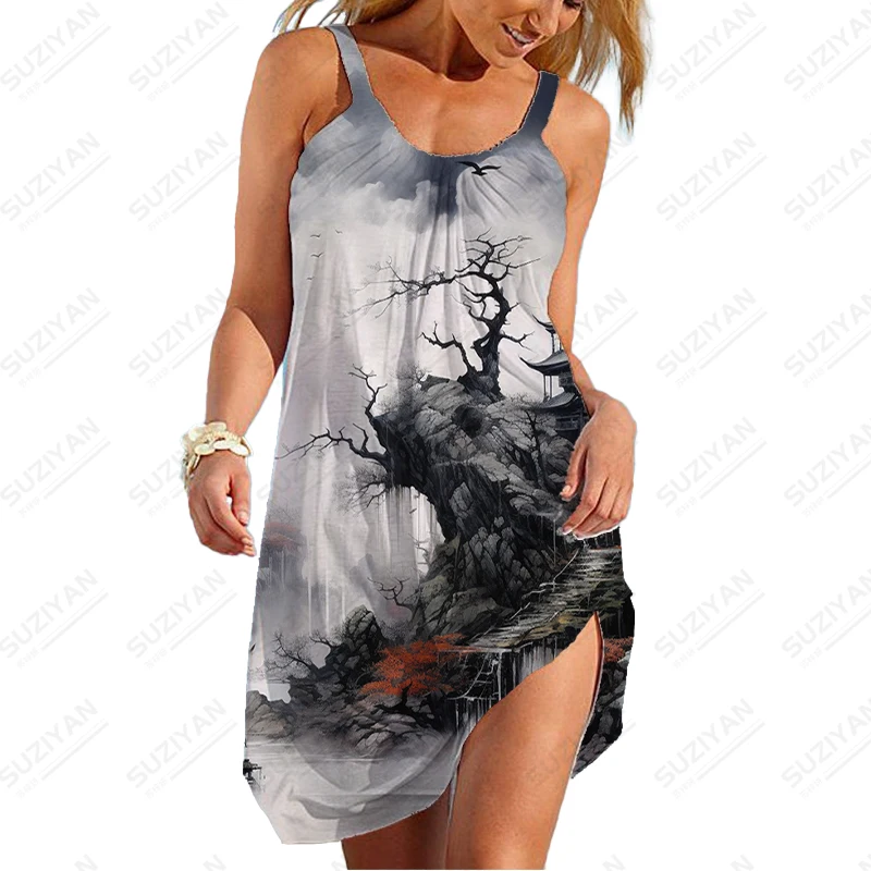 Women's Comfortable Breathable Dress Cool Casual Dress Fashion 3D Printed Pattern Dress Summer Street Popular Dresses
Women's Comfortable Breathable Dress Cool Casual Dress Fashion 3D Printed Pattern Dress Summer Street Popular Dresses