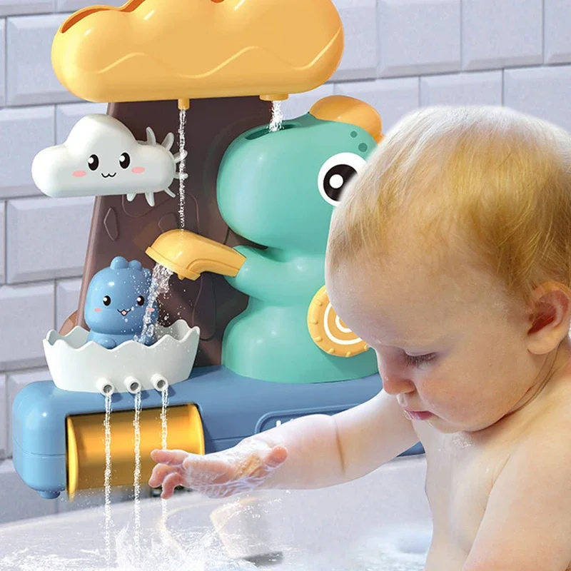 Baby Bath Toys DIY Water Spray Cartoon Dinosaur Bathroom Bathtub Play Rainbow Shower Water Educational Toy for Children 1-3 Year
Baby Bath Toys DIY Water Spray Cartoon Dinosaur Bathroom Bathtub Play Rainbow Shower Water Educational Toy for Children 1-3 Year