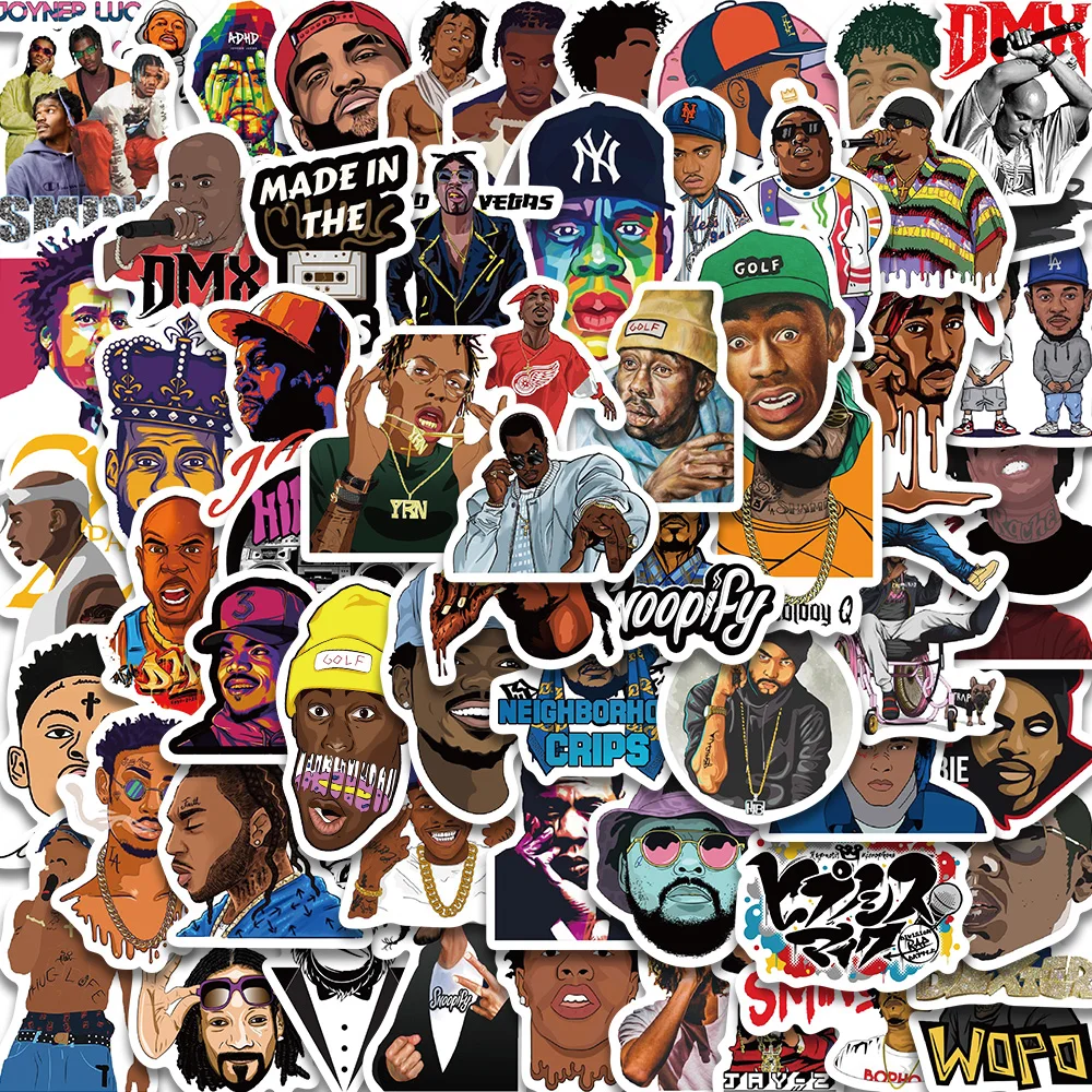 10/64Pcs Hot Rap Singers Stickers Fashion Cool Decals For Motorcycle Cars Helmet Skateboard Guitar Luggage Graffiti Stickers
10/64Pcs Hot Rap Singers Stickers Fashion Cool Decals For Motorcycle Cars Helmet Skateboard Guitar Luggage Graffiti Stickers