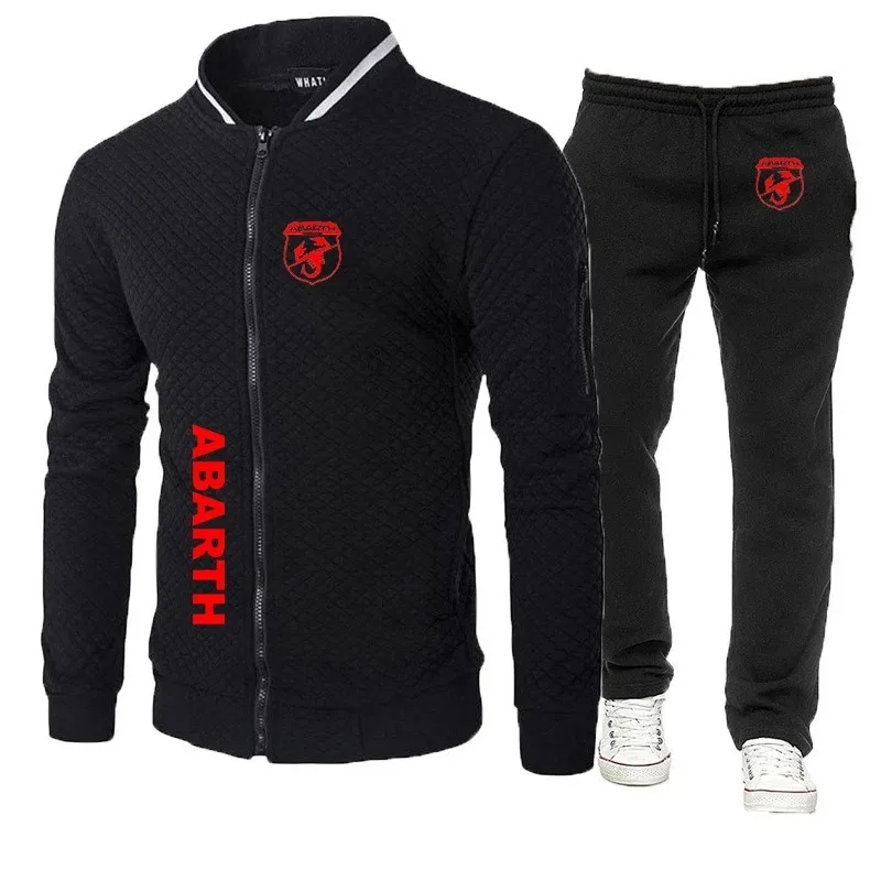 Men's Abarth new spring and autumn printing zipper sportswear round neck top+trousers sportswear slim suit
Men's Abarth new spring and autumn printing zipper sportswear round neck top+trousers sportswear slim suit