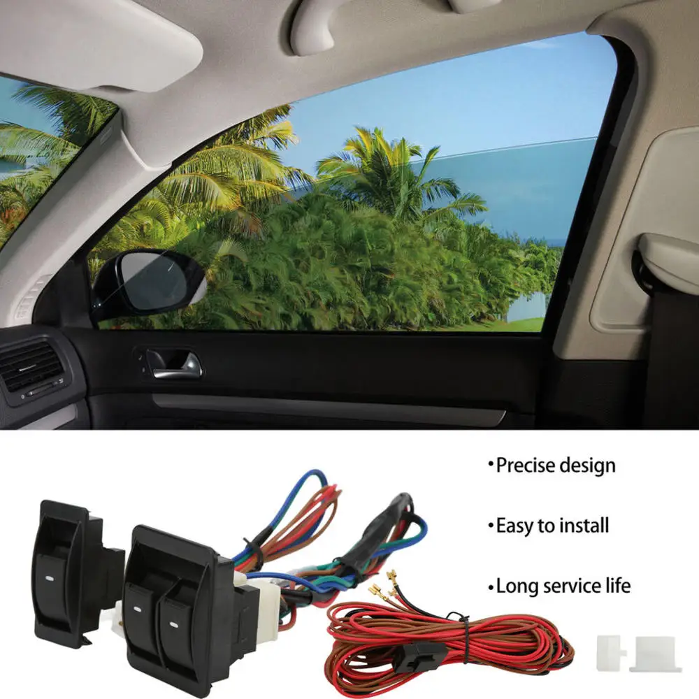 Universal 12V 12A Power Electric Window Switch Regulator Kits & Wiring Harness For 2 Doors Car Truck SUV Parts
Universal 12V 12A Power Electric Window Switch Regulator Kits & Wiring Harness For 2 Doors Car Truck SUV Parts