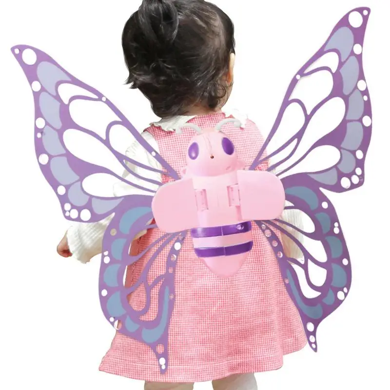 

Электрические крылья Эльфа-бабочки для девочек, светодиодные светящиеся блестящие крылья принцессы, сказочные крылья для Хэллоуина, дня рождения, свадьбы, Рождества, платье