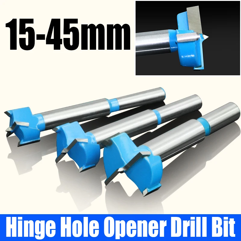 1PCS 15-45mm Tungsten Steel Woodworking Hole Opener Carbide Drill Bit Hinge Hole Opener Tipped Drilling Tool Woodworking Cutter
1PCS 15-45mm Tungsten Steel Woodworking Hole Opener Carbide Drill Bit Hinge Hole Opener Tipped Drilling Tool Woodworking Cutter