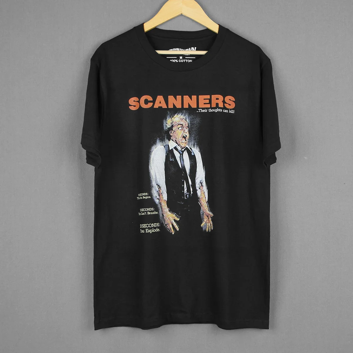 Scanners T-Shirt David Cronenberg Horror Movie Videodrome Prince of Darkness Men's Clothing Short Sleeve Cotton Summer Shirt
Scanners T-Shirt David Cronenberg Horror Movie Videodrome Prince of Darkness Men's Clothing Short Sleeve Cotton Summer Shirt