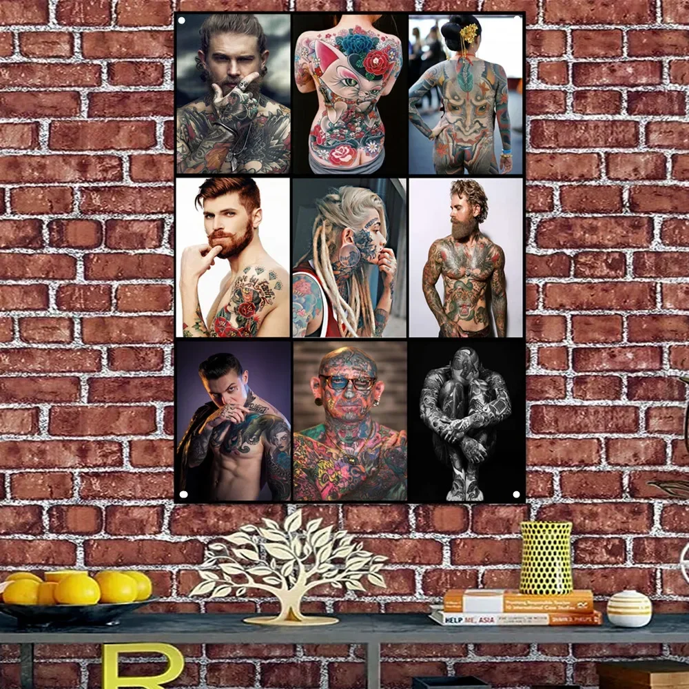 Tattoos Hairstyles for men hand best Poster Banner Flag Haircut & Shave Hairdressing Ad Wall Painting Barber Shop Wall Decor
Tattoos Hairstyles for men hand best Poster Banner Flag Haircut & Shave Hairdressing Ad Wall Painting Barber Shop Wall Decor