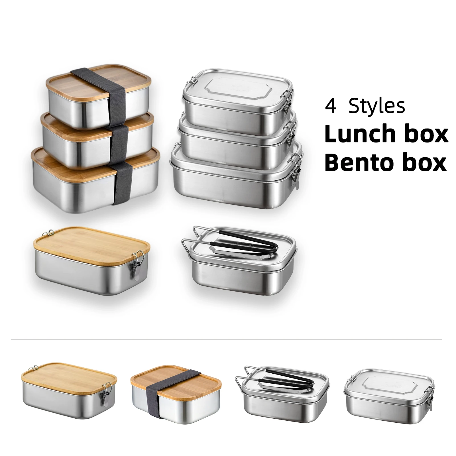Ланч-бокс японский из нержавеющей стали Bento 304 с бамбуковой деревянной крышкой портативный многофункциональный контейнер для сохранения свежести герметичный
Ланч-бокс японский из нержавеющей стали Bento 304 с бамбуковой деревянной крышкой портативный многофункциональный контейнер для сохранения свежести герметичный