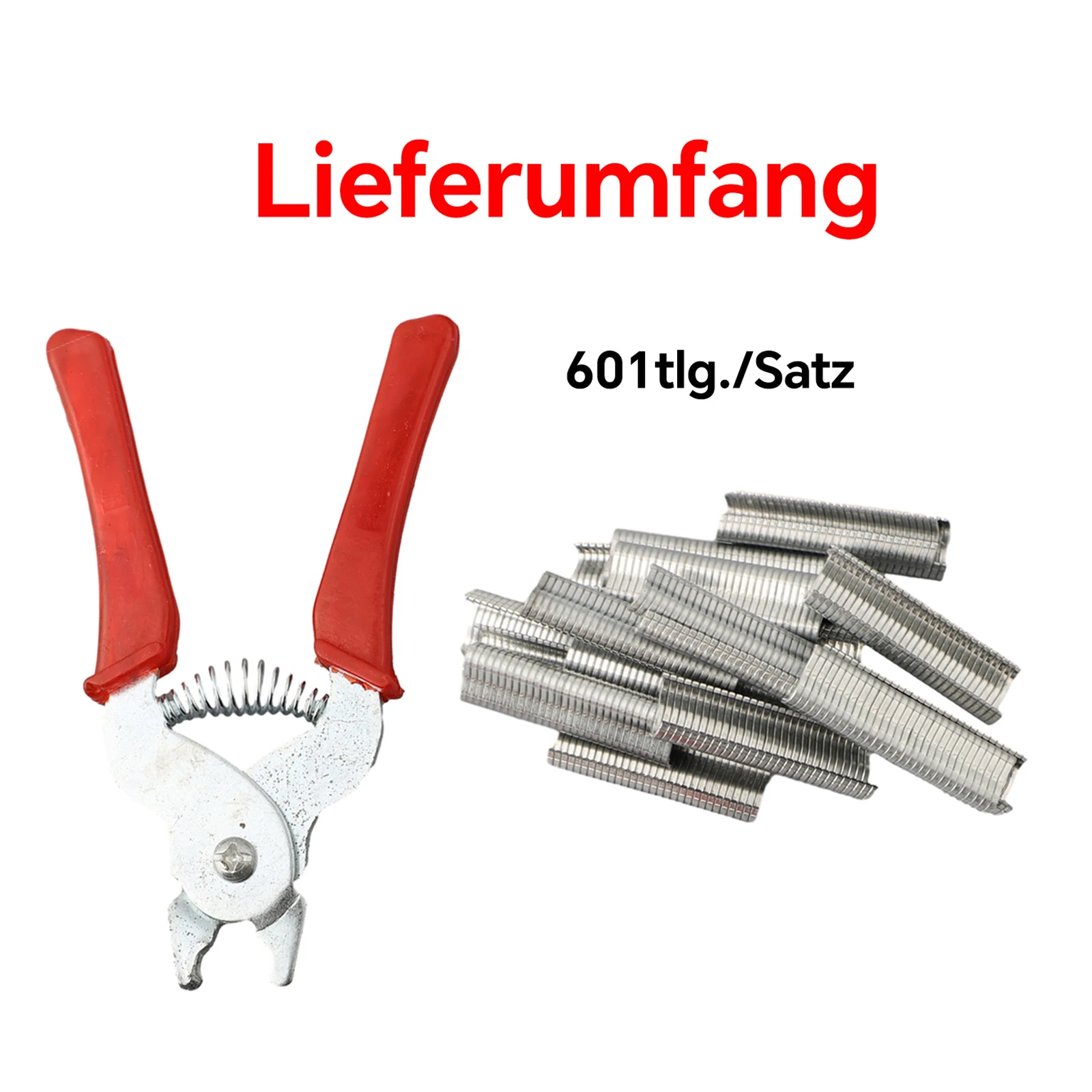 Hog Ring M Nail Plier Heavy Duty Wire Tightening Pliers Fencing Fence Wire Ringer Gabion Mesh Clamp Tools With 600pcs M-Ring
Hog Ring M Nail Plier Heavy Duty Wire Tightening Pliers Fencing Fence Wire Ringer Gabion Mesh Clamp Tools With 600pcs M-Ring
