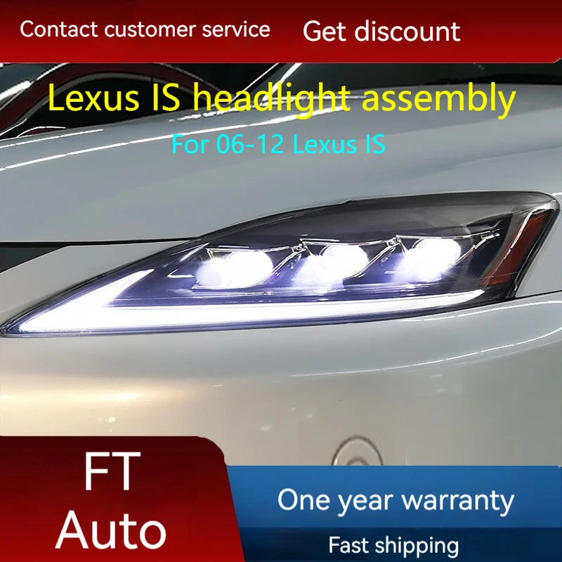 Car lights For 06-12 Lexus IS250/IS300 headlight retrofit LED headlight daytime running water steering lens
Car lights For 06-12 Lexus IS250/IS300 headlight retrofit LED headlight daytime running water steering lens
