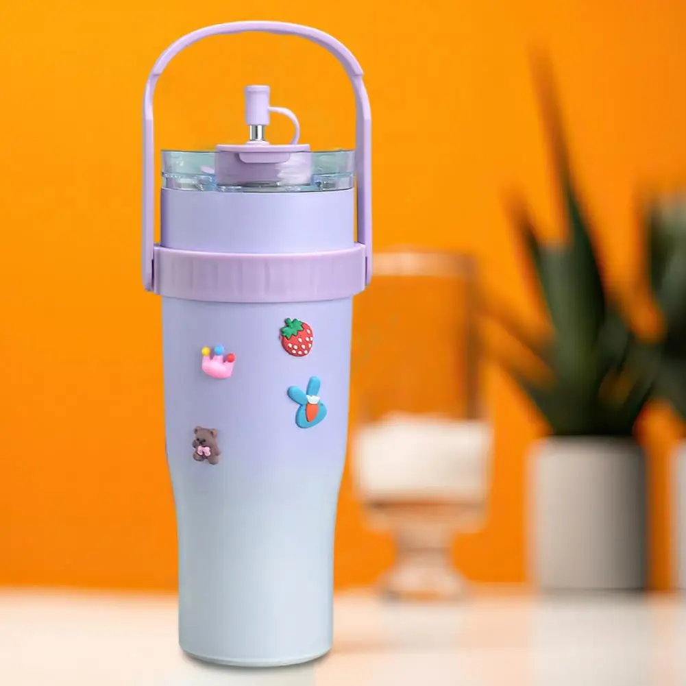 Grip Handle Tumbler Insulated Stainless Steel Tumbler Cup with Leak-proof Straw for Home Office Travel Reusable Water for Hot
Grip Handle Tumbler Insulated Stainless Steel Tumbler Cup with Leak-proof Straw for Home Office Travel Reusable Water for Hot