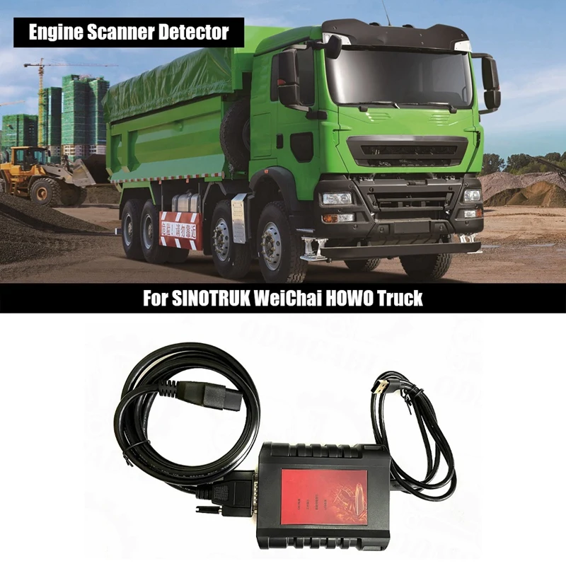6-IN-1 EOL OBD Diagnostic Calibration Tool Engine Scanner Detector For SINOTRUK Weichai HOWO Truck
6-IN-1 EOL OBD Diagnostic Calibration Tool Engine Scanner Detector For SINOTRUK Weichai HOWO Truck