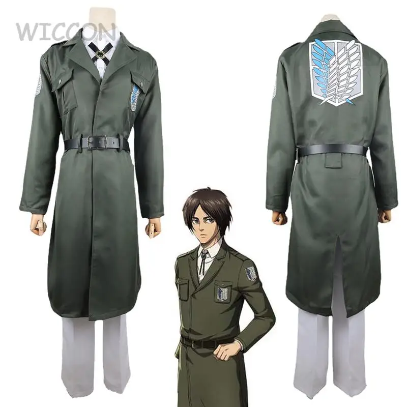 WICCON Attack on Titan Eren Levi Cosplay Costume Men Shingeki No Kyojin Scouting Legion Soldier Jacket Coat Windbreaker Uniform
WICCON Attack on Titan Eren Levi Cosplay Costume Men Shingeki No Kyojin Scouting Legion Soldier Jacket Coat Windbreaker Uniform