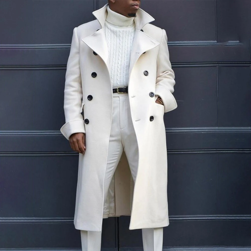 New Men's Autumn Winter Warm Trench Coats Lapel Collar Double Breasted Cardigan Long Jackets Formal Overcoat Windbreaker
New Men's Autumn Winter Warm Trench Coats Lapel Collar Double Breasted Cardigan Long Jackets Formal Overcoat Windbreaker
