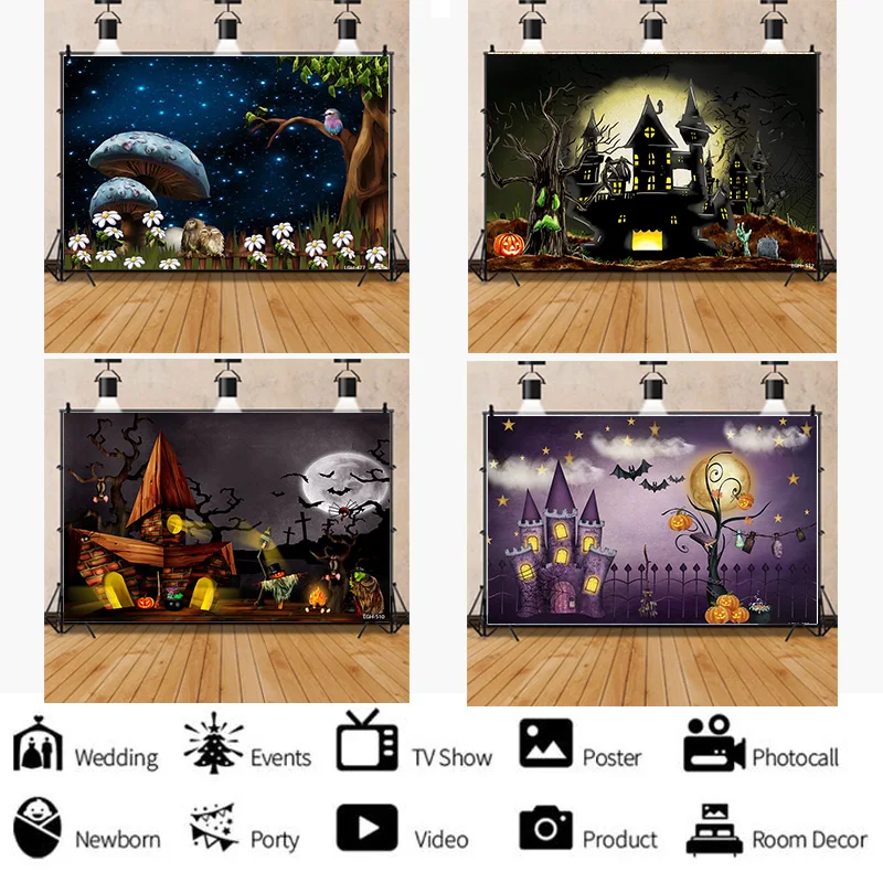 ZHISUXI Christmas Day Photography Backdrops Snowman and Easter Halloween Photo Studio Background LGH-04
ZHISUXI Christmas Day Photography Backdrops Snowman and Easter Halloween Photo Studio Background LGH-04