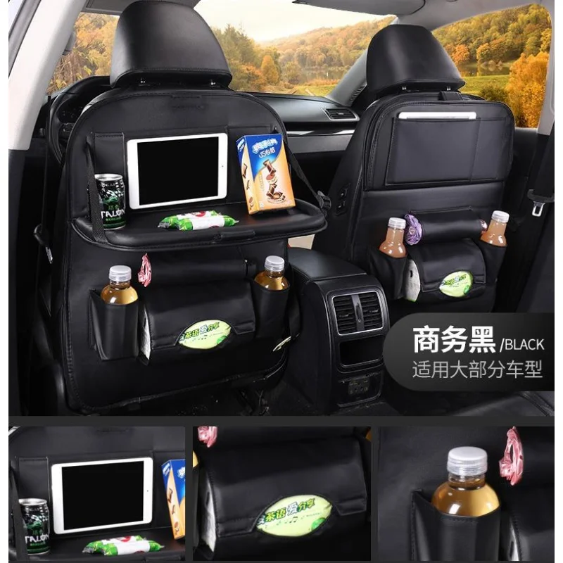 Органайзер на спинку сиденья автомобиля, Складная Сумочка для хранения, дорожный протектор для хранения, чехол из искусственной кожи, автомобильные аксессуары 
Органайзер на спинку сиденья автомобиля, Складная Сумочка для хранения, дорожный протектор для хранения, чехол из искусственной кожи, автомобильные аксессуары