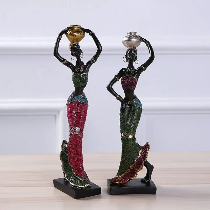 Africa Women Resin Statue Home Decoration Accessories African Statues Resin Sculpture Ornaments African Woman Creative Staue
Africa Women Resin Statue Home Decoration Accessories African Statues Resin Sculpture Ornaments African Woman Creative Staue