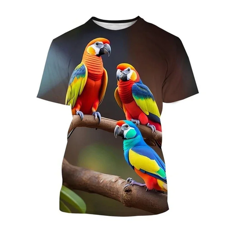 3D Cute Animal Parrots Printed T Shirt Psittaciformes Graphic T-shirts For Men Kid Fashion Funny Tee Shirts Harajuku Clothes Top
3D Cute Animal Parrots Printed T Shirt Psittaciformes Graphic T-shirts For Men Kid Fashion Funny Tee Shirts Harajuku Clothes Top