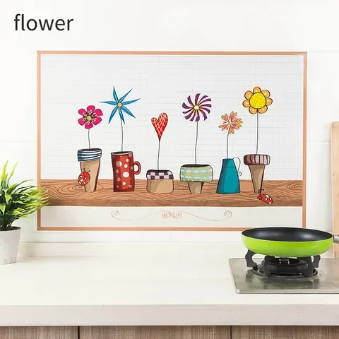 1Pcs Waterproof Wall Stickers Heat-resistant Kitchen Decor Oil Proof Self Adhesive Wall Art Decal Oven Dining Hall Wallpapers
1Pcs Waterproof Wall Stickers Heat-resistant Kitchen Decor Oil Proof Self Adhesive Wall Art Decal Oven Dining Hall Wallpapers
