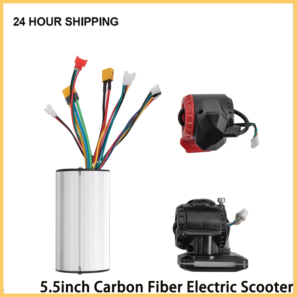 E-Scooter 250W Aluminum Alloy for 5.5inch Carbon Fiber Electric Scooter Bike 12A Controller LCD Display Monitor Brake Set Parts
E-Scooter 250W Aluminum Alloy for 5.5inch Carbon Fiber Electric Scooter Bike 12A Controller LCD Display Monitor Brake Set Parts