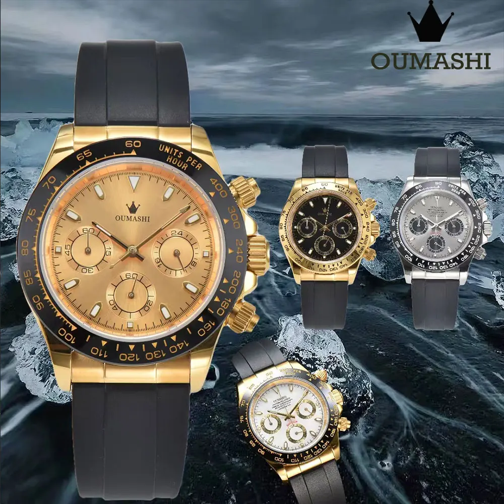 2023 New OUMASHI-DTN Men's Watch Fully Automatic Mechanical Sapphire Leisure Sports Business Stainless Steel Waterproof VK63 Chr
2023 New OUMASHI-DTN Men's Watch Fully Automatic Mechanical Sapphire Leisure Sports Business Stainless Steel Waterproof VK63 Chr