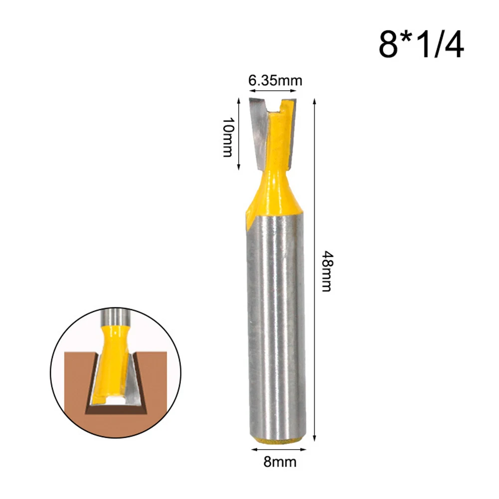 Milling Cutter Router Bit 1 Pc 14 Degree 8mm Shank Accessories Dovetail Joint Easy To Use Engraving Bit Brand New
Milling Cutter Router Bit 1 Pc 14 Degree 8mm Shank Accessories Dovetail Joint Easy To Use Engraving Bit Brand New