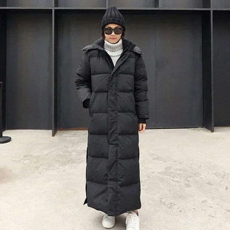 Long Women's Down Parka Female Coat Loose Hooded Long Cotton Winter Jacket Women Clothes Warm Oversized Outerwear New Fashion H
Long Women's Down Parka Female Coat Loose Hooded Long Cotton Winter Jacket Women Clothes Warm Oversized Outerwear New Fashion H