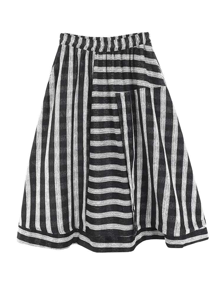 High Elastic Waist Black Striped Thick Corduroy Long Half-body Skirt Women Fashion Tide New Spring Autumn 2022 M184
High Elastic Waist Black Striped Thick Corduroy Long Half-body Skirt Women Fashion Tide New Spring Autumn 2022 M184