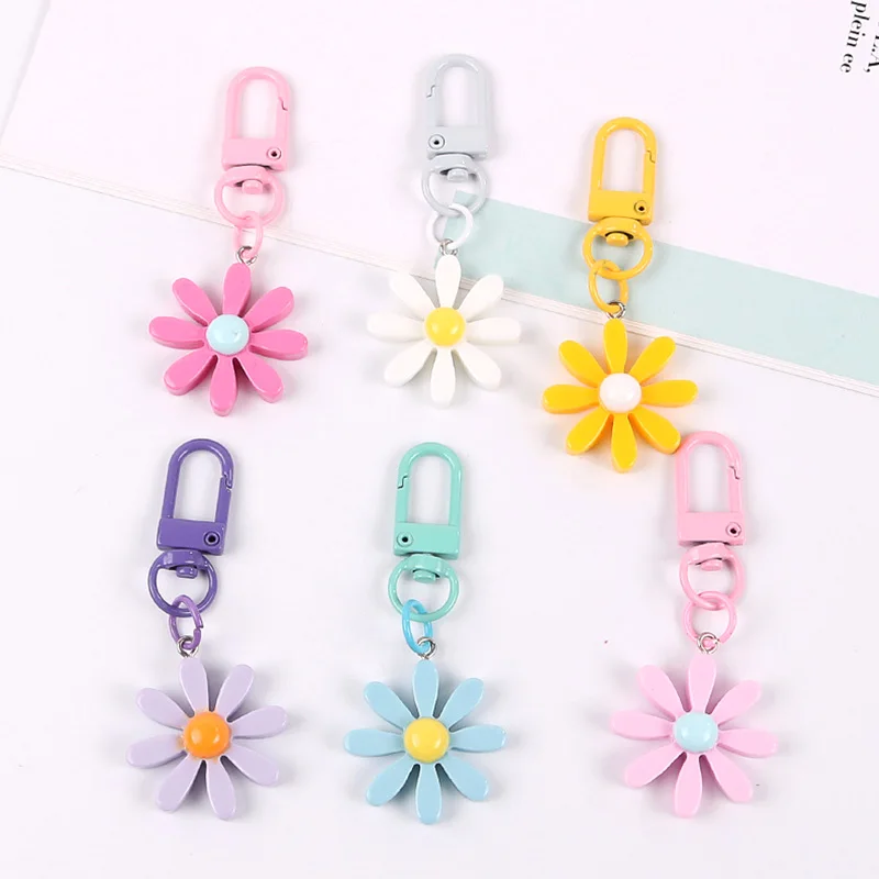 Daisy Keychain Korean Style Girl Cute Keyring Keychain For Women Bag Flower Earphone Cover Purse Backpack Ornament Accessories
Daisy Keychain Korean Style Girl Cute Keyring Keychain For Women Bag Flower Earphone Cover Purse Backpack Ornament Accessories