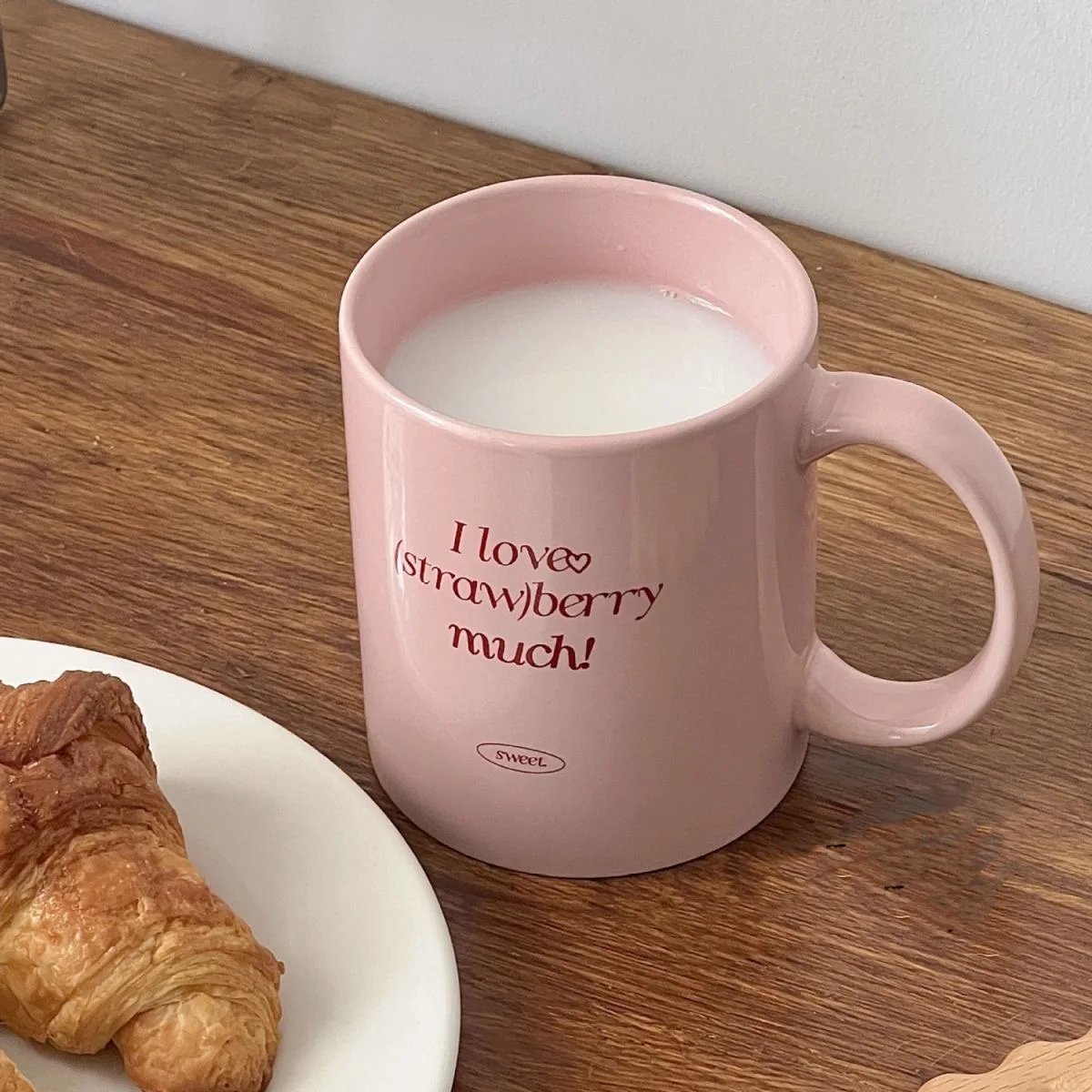 Romantic Ceramic Coffee Mug, Korean-style, Pink, Simple, Girl Heart, Milk Cup, High-grade Sense, Niche, Water Cup
Romantic Ceramic Coffee Mug, Korean-style, Pink, Simple, Girl Heart, Milk Cup, High-grade Sense, Niche, Water Cup