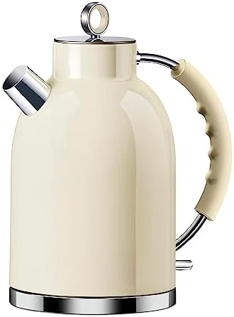 Kttle Stainless Steel Tea Kettle Fast Boiling Water Heater 1.6L, 1500W, BPA-Free, Cordless, Automatic Shutoff, Boil-Dry Protecti
Kttle Stainless Steel Tea Kettle Fast Boiling Water Heater 1.6L, 1500W, BPA-Free, Cordless, Automatic Shutoff, Boil-Dry Protecti