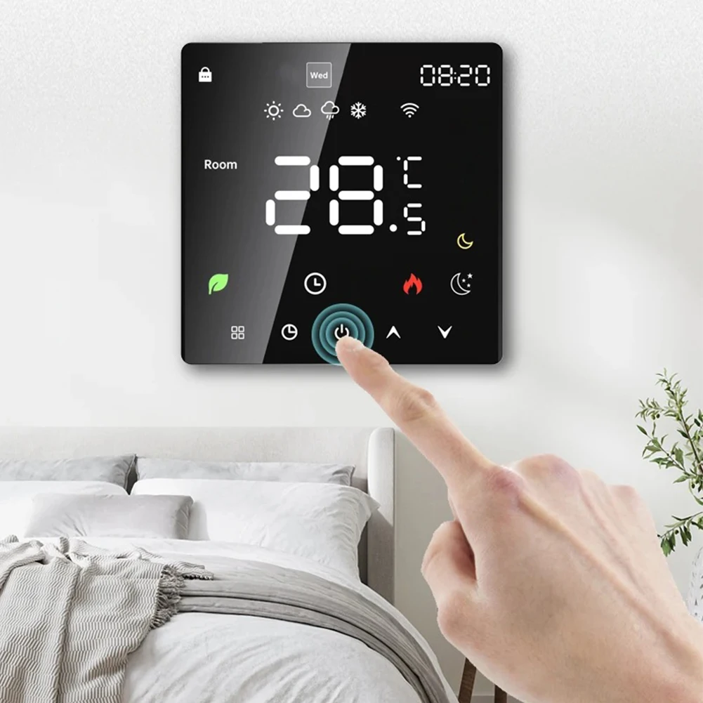 Smart Tuya Smart Home Thermoregulator WIFI Warm Floor Thermostat For Electric Heating Temperature Controller Gas Boiler
Smart Tuya Smart Home Thermoregulator WIFI Warm Floor Thermostat For Electric Heating Temperature Controller Gas Boiler