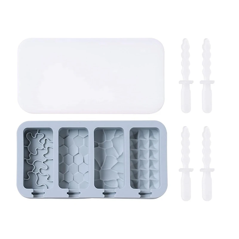 Covered Ice Cream Mold Homemade Cheese Stick Ice Cream Bar Mold Blue Silica Gel Simple Chocolate Mold
Covered Ice Cream Mold Homemade Cheese Stick Ice Cream Bar Mold Blue Silica Gel Simple Chocolate Mold