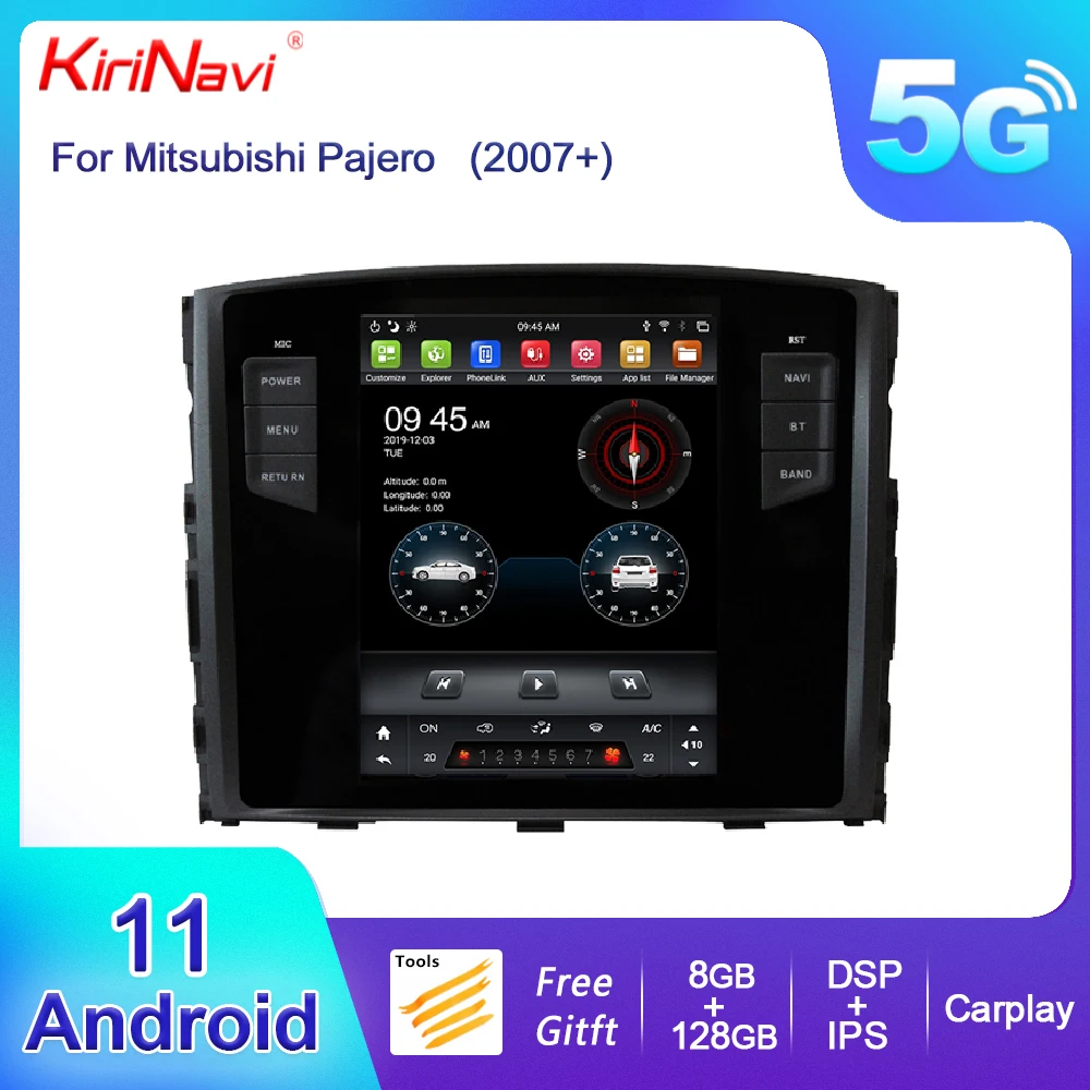 KiriNavi Tesla Style Vertical Screen Android 13 Car Radio For Mitsubishi Pajero V97 V93 Auto DVD Player GPS Navigation 2007-2019
KiriNavi Tesla Style Vertical Screen Android 13 Car Radio For Mitsubishi Pajero V97 V93 Auto DVD Player GPS Navigation 2007-2019