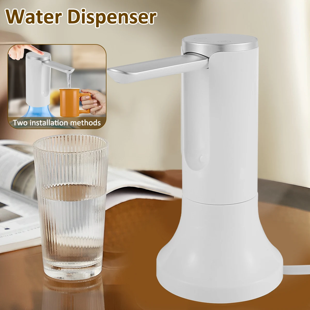 5 Gallon Water Dispenser Foldable Desktop Water Dispenser Pump with Detachable Base Smart Automatic Water Bottle Pump USB
5 Gallon Water Dispenser Foldable Desktop Water Dispenser Pump with Detachable Base Smart Automatic Water Bottle Pump USB