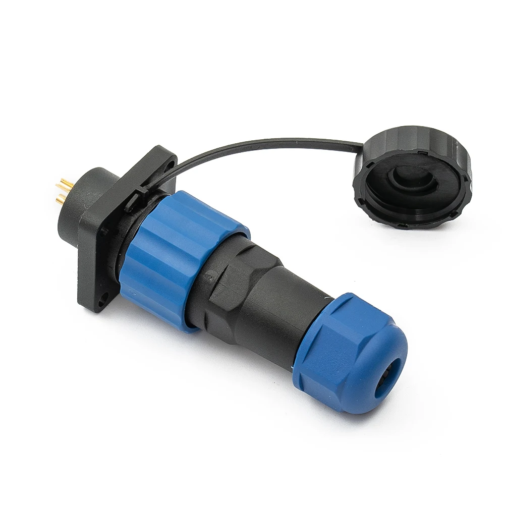 IP68 Square Connector Pure Copper Gold Plated 2 9 Pin Waterproof Connector for Communications and More SP16 Square
IP68 Square Connector Pure Copper Gold Plated 2 9 Pin Waterproof Connector for Communications and More SP16 Square