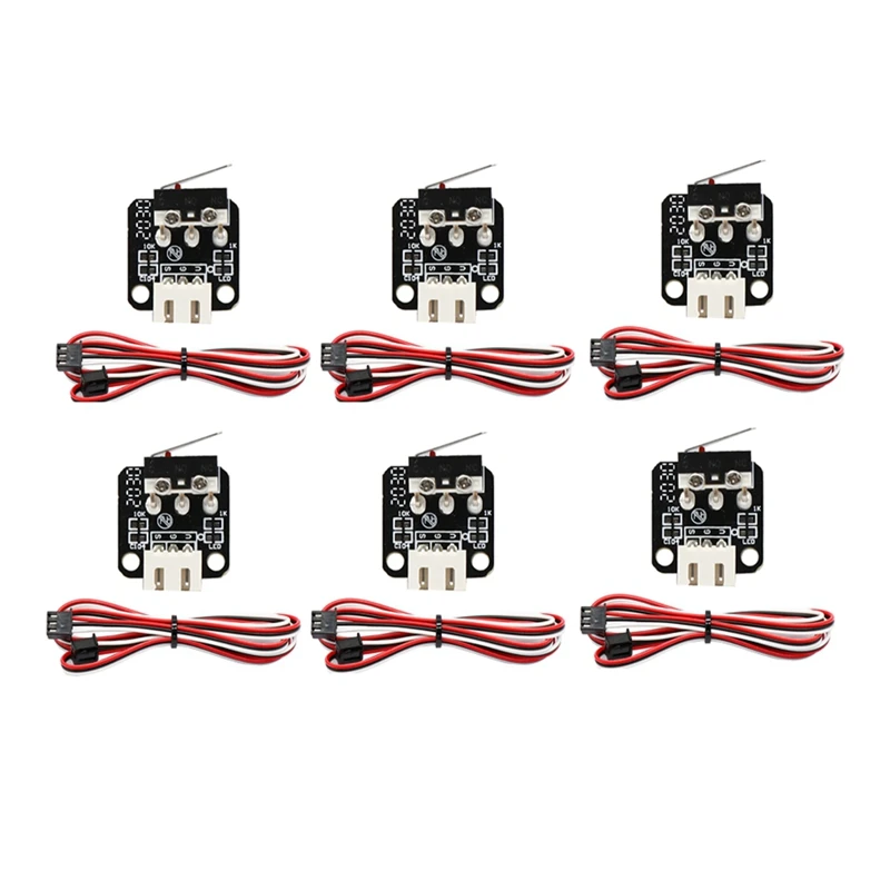 6 шт., аксессуары для 3D-принтера, концевой ограничитель для оси X/Y/Z, 3Pin N/O N/C, используется мини-переключатель для детской серии
6 шт., аксессуары для 3D-принтера, концевой ограничитель для оси X/Y/Z, 3Pin N/O N/C, используется мини-переключатель для детской серии