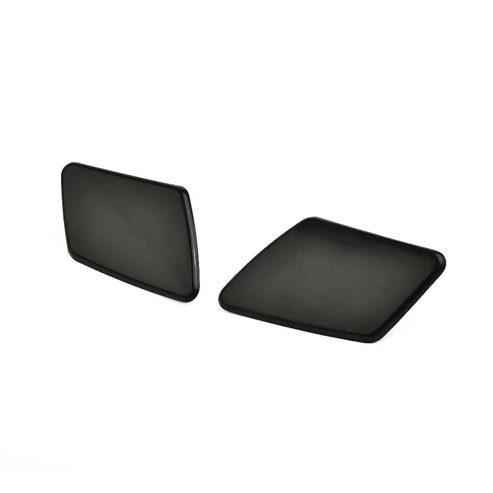 

Left Bumper Headlight cover Black Nozzle Accessories Flap Plastic Cap For VOLVO S40 V50 05-07 Automotive Durable
