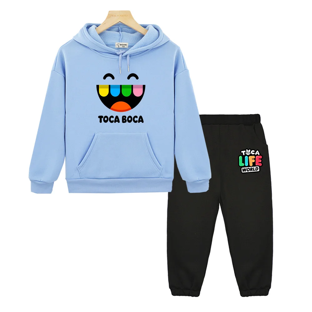 Toca Life World Cute Print Hoodie and Pants Sets Casual Long Sleeve Sudadera Sweatshirts Boys Girls Children Kawaii Pullovers
Toca Life World Cute Print Hoodie and Pants Sets Casual Long Sleeve Sudadera Sweatshirts Boys Girls Children Kawaii Pullovers