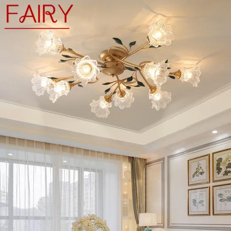 FAIRY American Pastoral Ceiling Light LED Creativity Flower Living Room Dining Room, Bedroom Home Decoration Lights
FAIRY American Pastoral Ceiling Light LED Creativity Flower Living Room Dining Room, Bedroom Home Decoration Lights