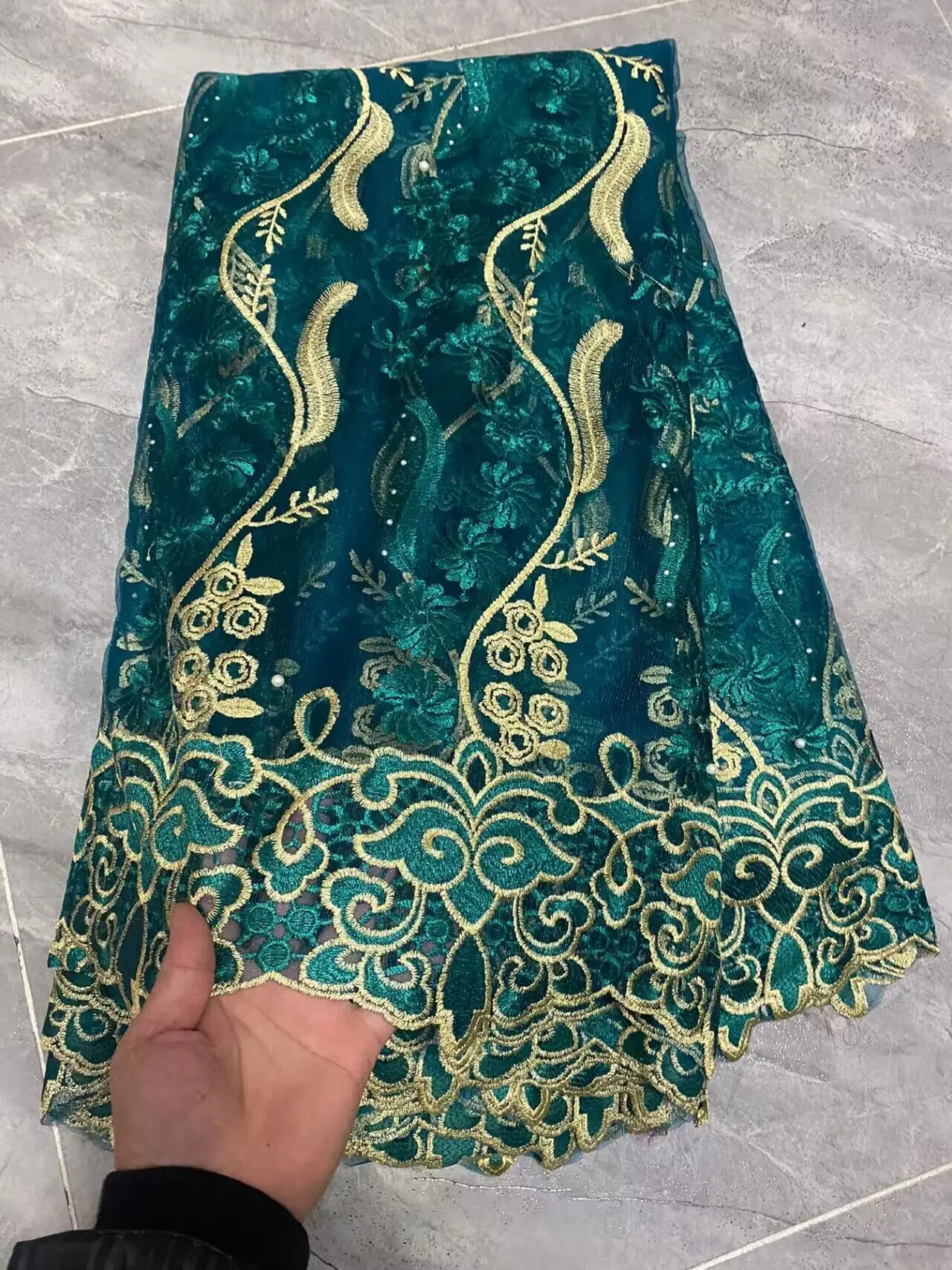 French Lace Fabric with Stones African Tulle Lace Embroidery Tissu for Sewing, High Quality, Best Price
French Lace Fabric with Stones African Tulle Lace Embroidery Tissu for Sewing, High Quality, Best Price