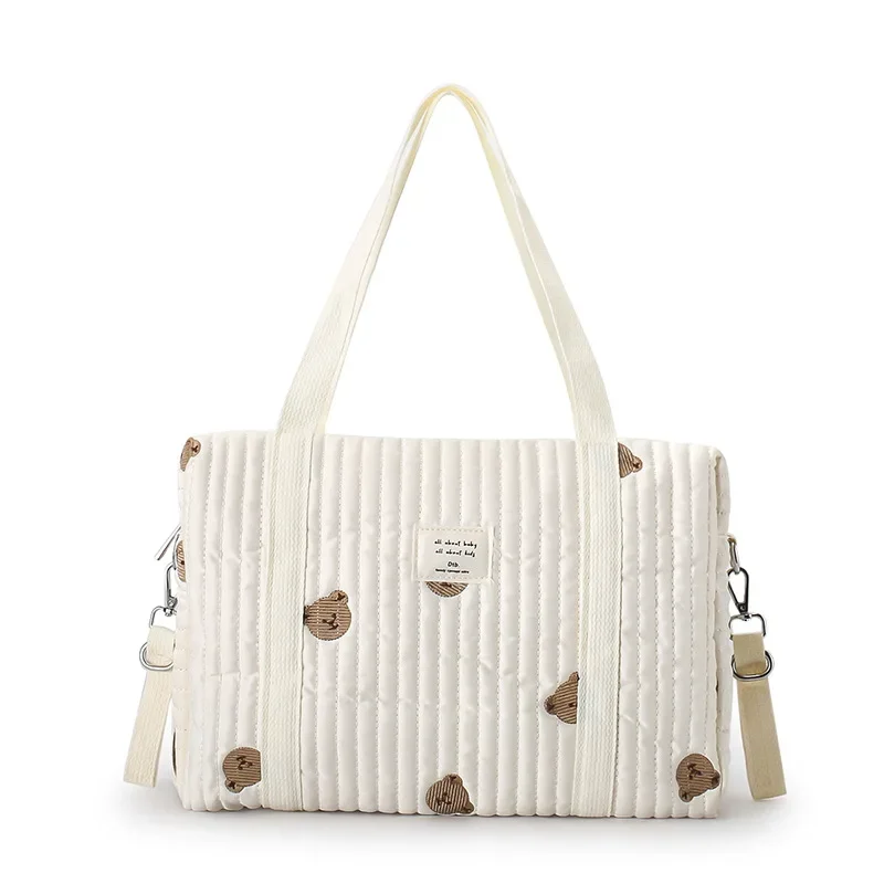 Korean Style Diaper Bag Large Capacity Portable Baby Stroller Bag Organizer Embroidery Bear Oliver Mommy Maternity Shoulder Bag
Korean Style Diaper Bag Large Capacity Portable Baby Stroller Bag Organizer Embroidery Bear Oliver Mommy Maternity Shoulder Bag