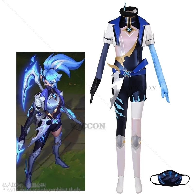 New Game LOL Star Guardian Akali Cosplay Costume Game LOL AKALI Women Cosplay Outfit Fullsets LOL Sexy Halloween Cos Costume
New Game LOL Star Guardian Akali Cosplay Costume Game LOL AKALI Women Cosplay Outfit Fullsets LOL Sexy Halloween Cos Costume