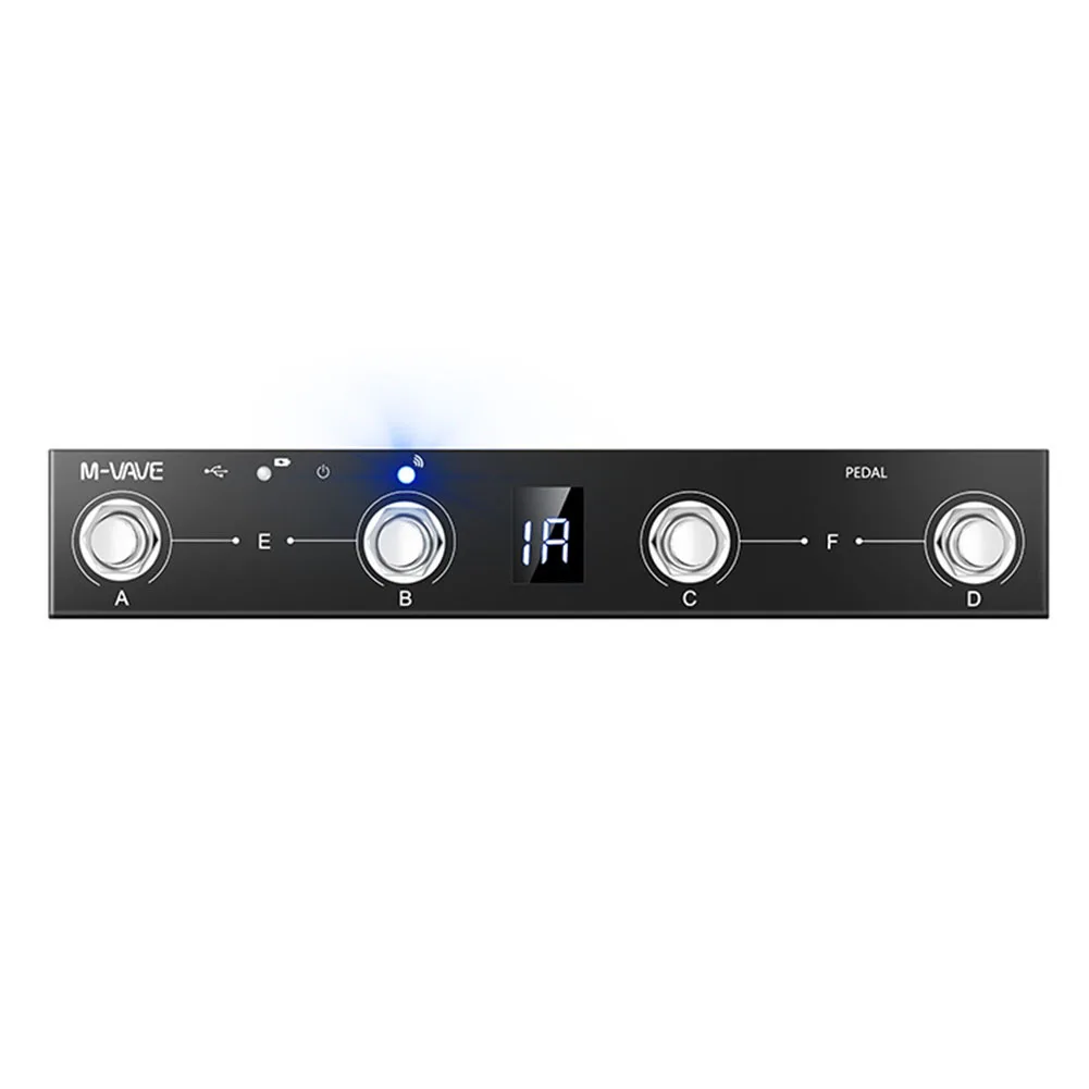 And Easy To Use MIDI Controller 4Buttons Pedal Controller E Chocolate MIDI Footswitch Multi-functional Portable M-VAV
And Easy To Use MIDI Controller 4Buttons Pedal Controller E Chocolate MIDI Footswitch Multi-functional Portable M-VAV