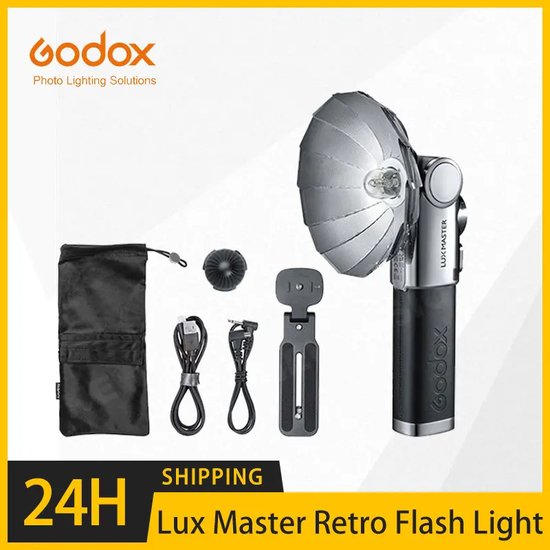 

Godox Lux Master Retro Camera Flash Portable for Canon Sony Nikon Fuji Olympus Leica Pentax