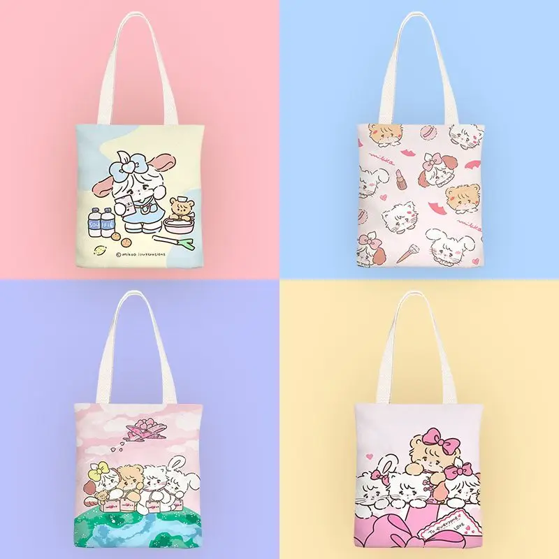 Kawaii Sanrio Hello Kitty Canvas Bag Anime Cute Cartoon High-Capacity Single Shoulder Minimalist Student Classroom Bag Girl Toy
Kawaii Sanrio Hello Kitty Canvas Bag Anime Cute Cartoon High-Capacity Single Shoulder Minimalist Student Classroom Bag Girl Toy